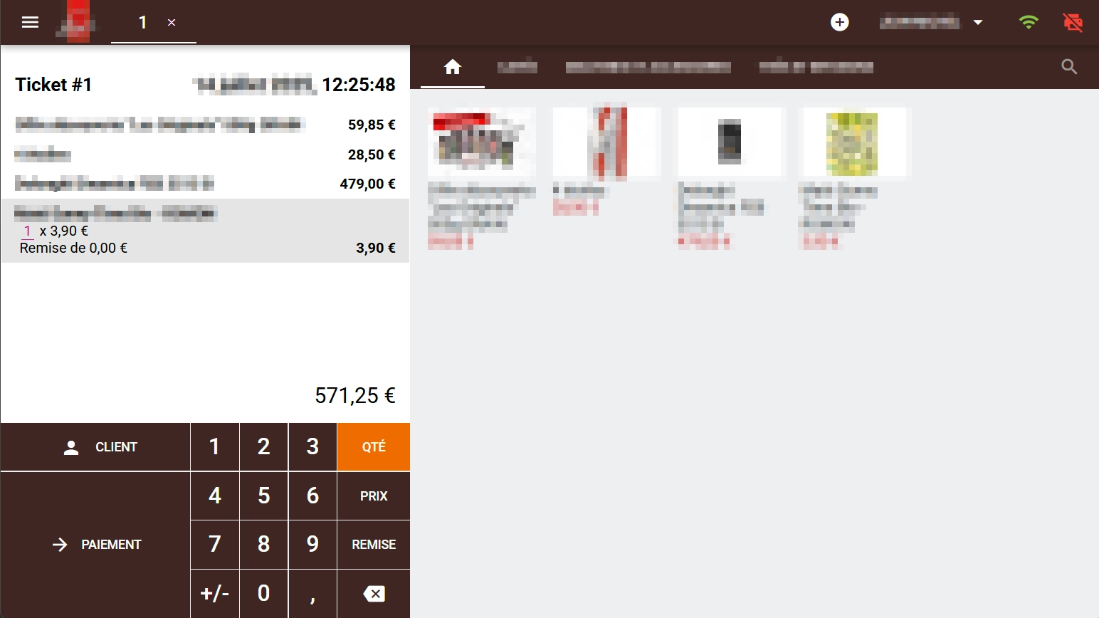 caisse enregistreuse capture kafinea